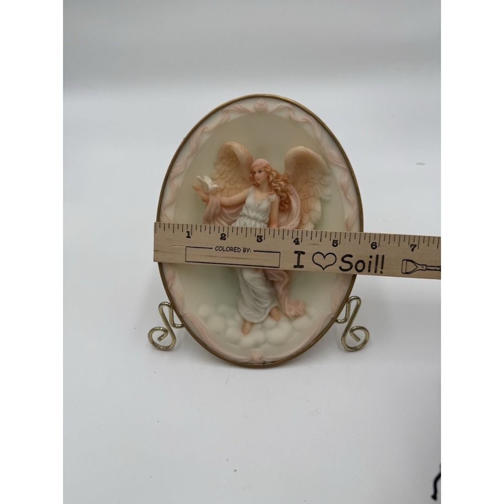 Roman Inc Seraphim Classics Isabel "First Love" Angel Plaque Signed 8" Resin - Picture 6 of 6